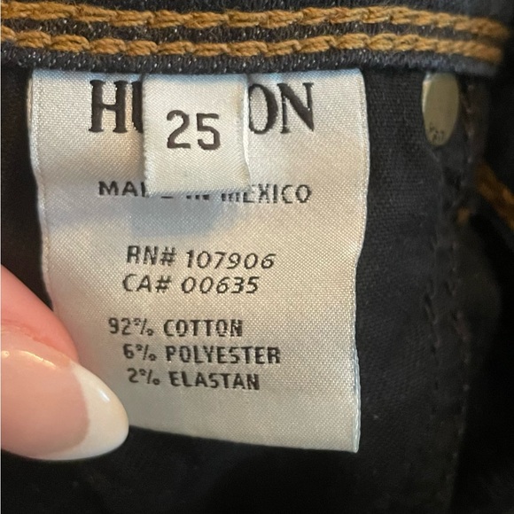 Hudson Dark Wash Denim Shorts Size 25 - Picture 3 of 5